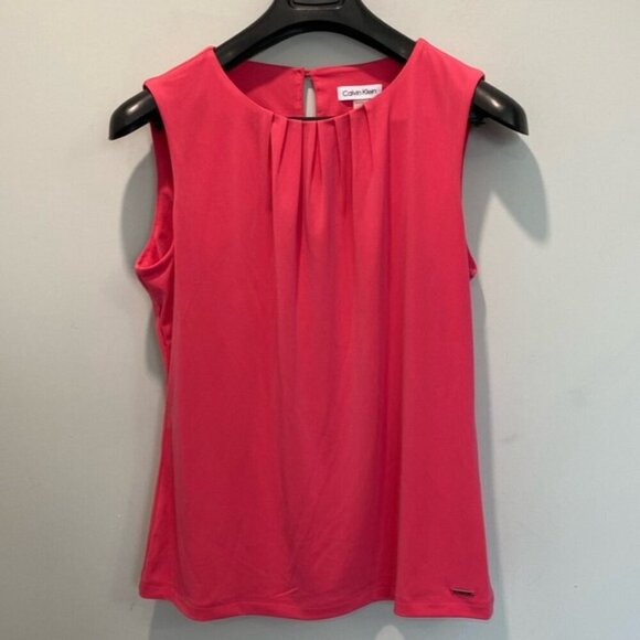 Calvin Klein Pink Sleeveless Top Size large - Picture 3 of 11